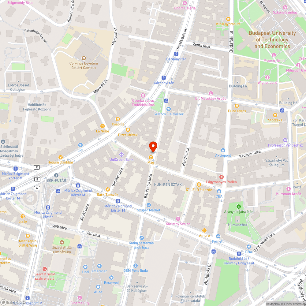 Botlásveszélyes közműfedél bejelentés helye