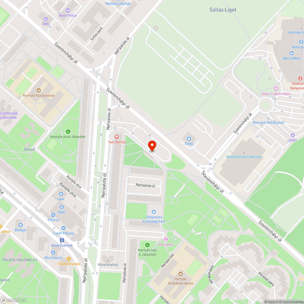 Elolvadt bejelentés helye