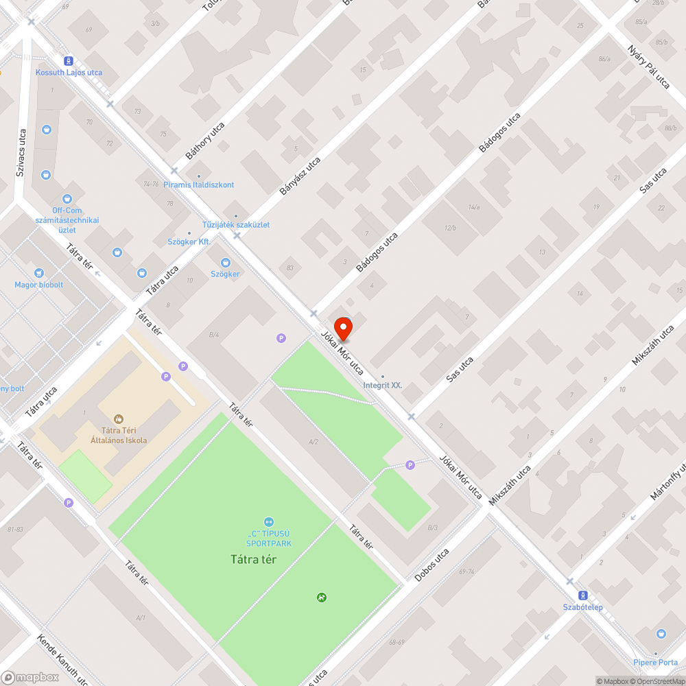 Utcaseprés Pesterzsébet, Jókai Mór utca bejelentés helye