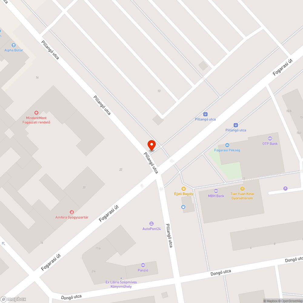 Mély kátyú bejelentés helye