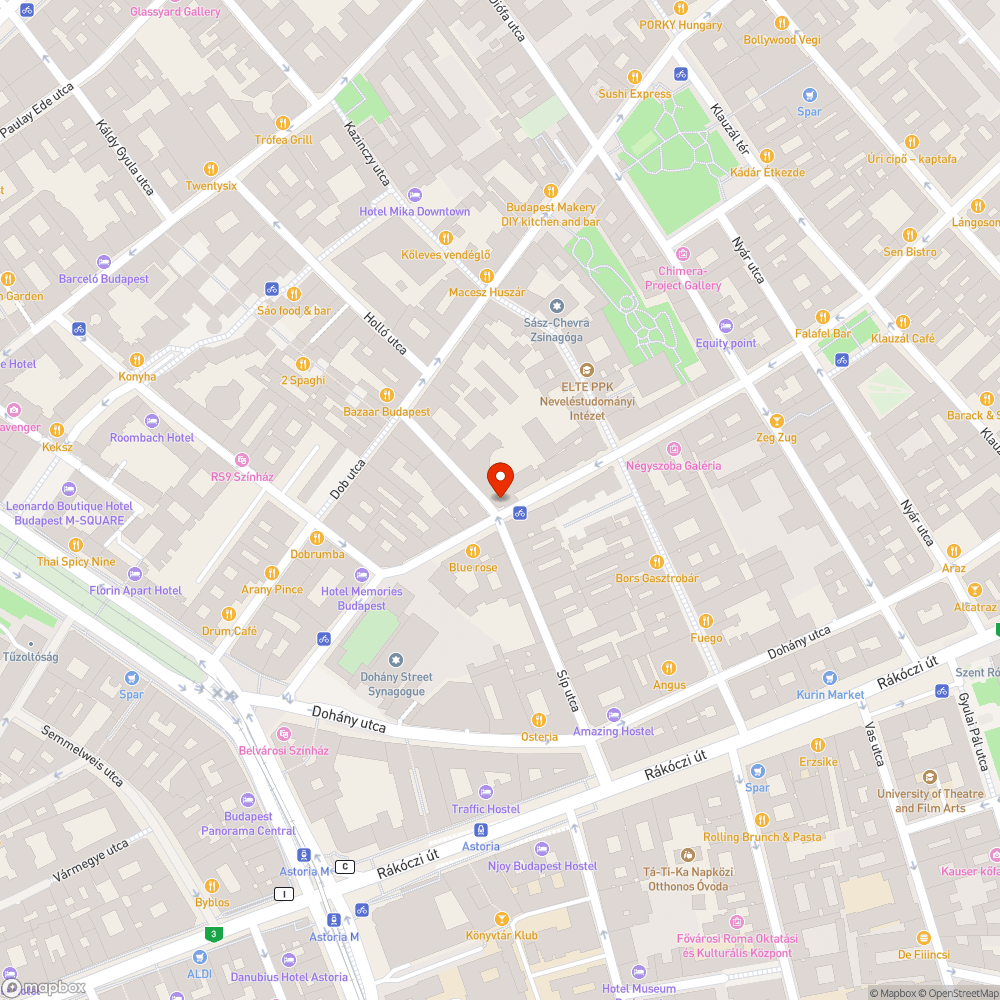 Ellentmondó táblák a Síp - Wesselényi sarkon bejelentés helye