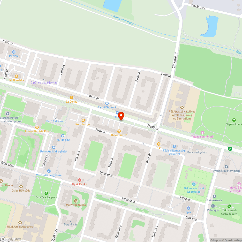 Elhagyott Polo bejelentés helye