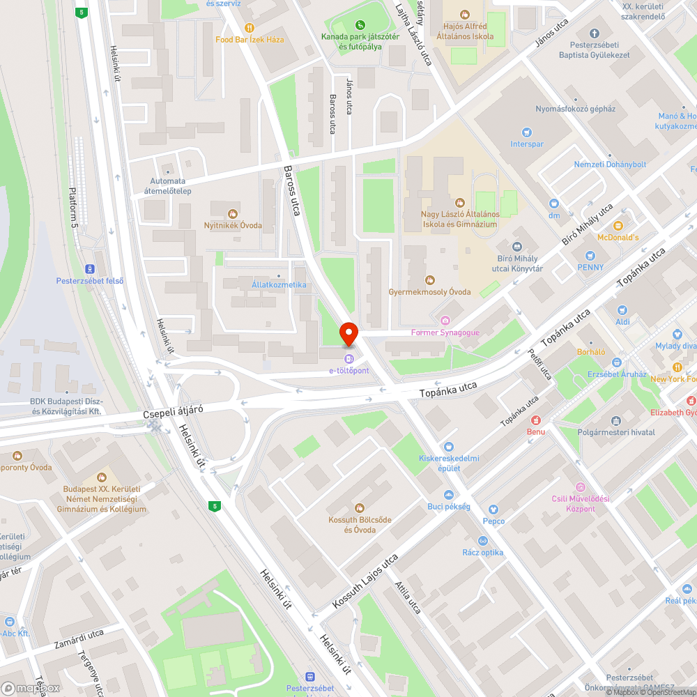 Elhagyott Mazda bejelentés helye