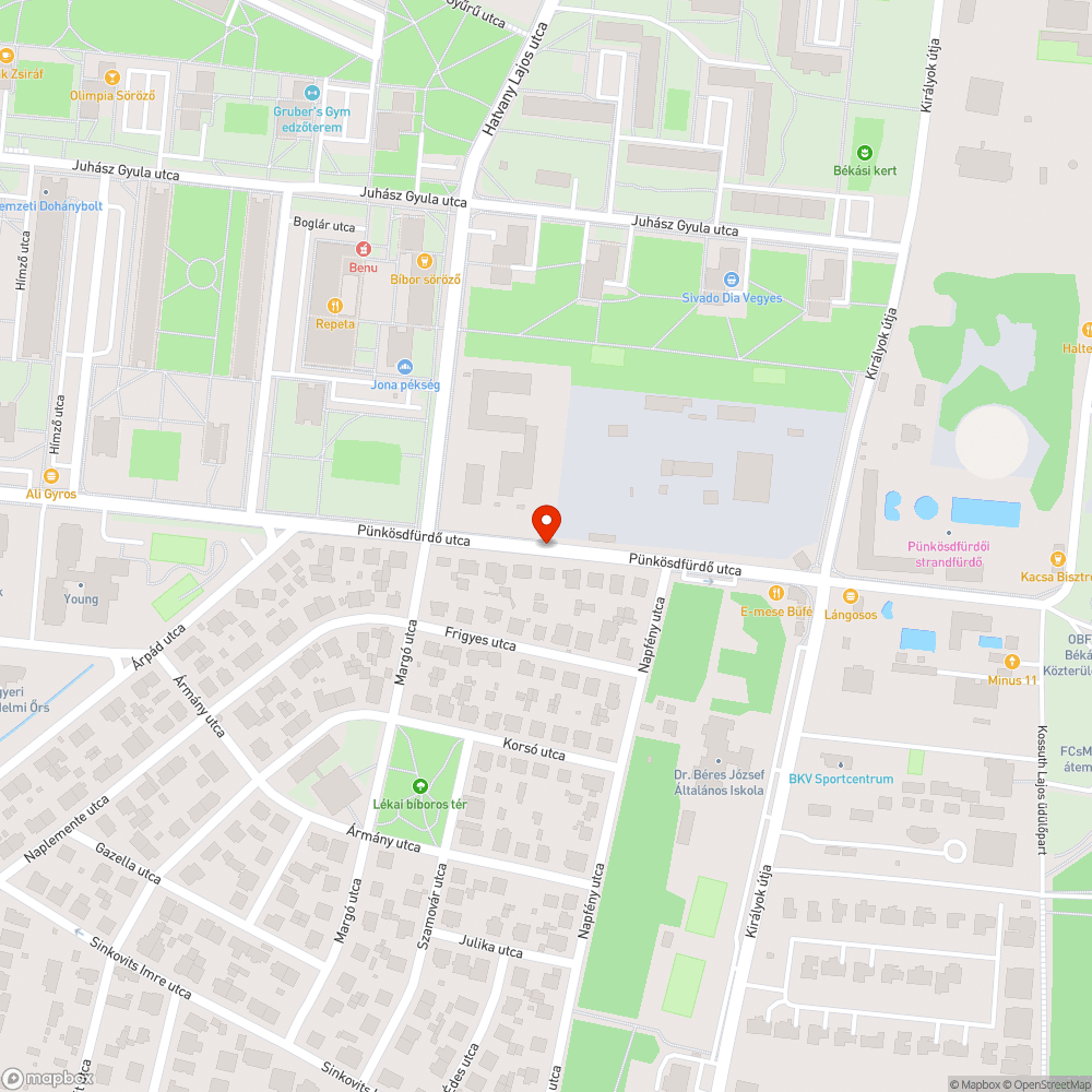 Jeges / csúszós járda bejelentés helye