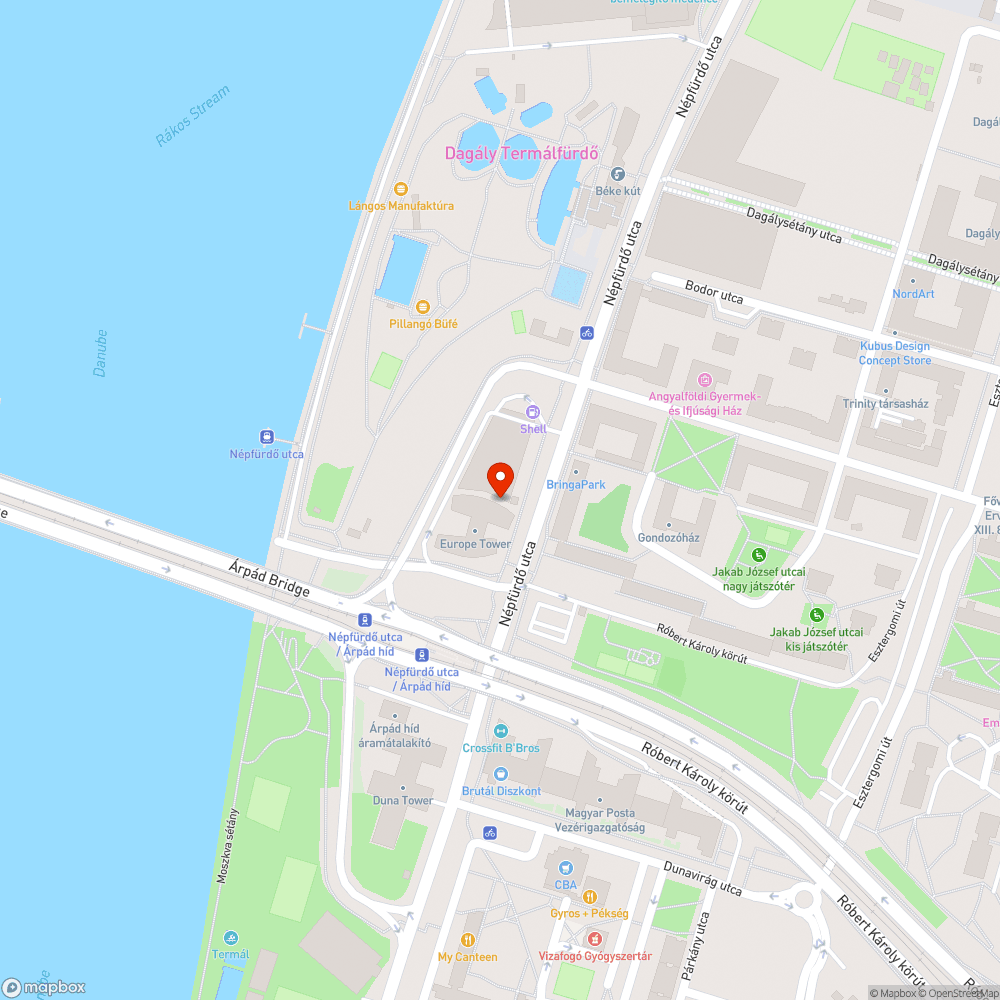 Kitört pollerek bejelentés helye