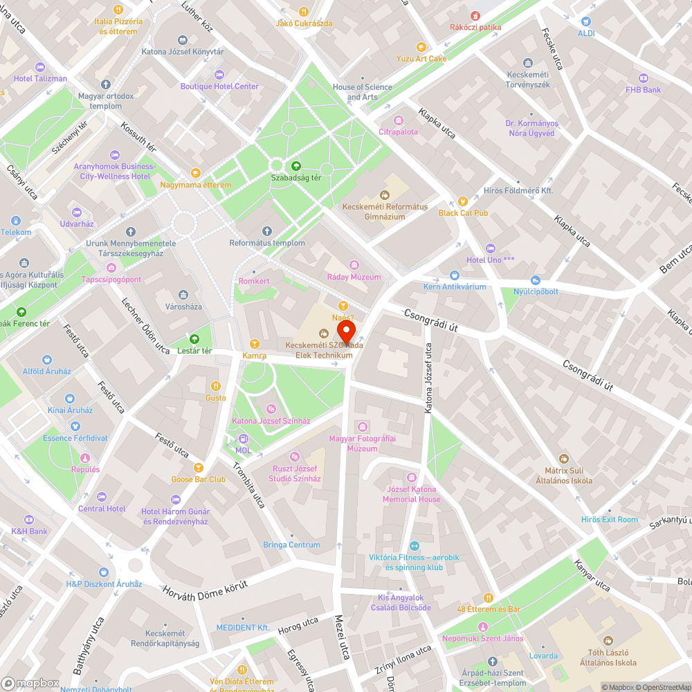 Botlásveszélyes járda bejelentés helye