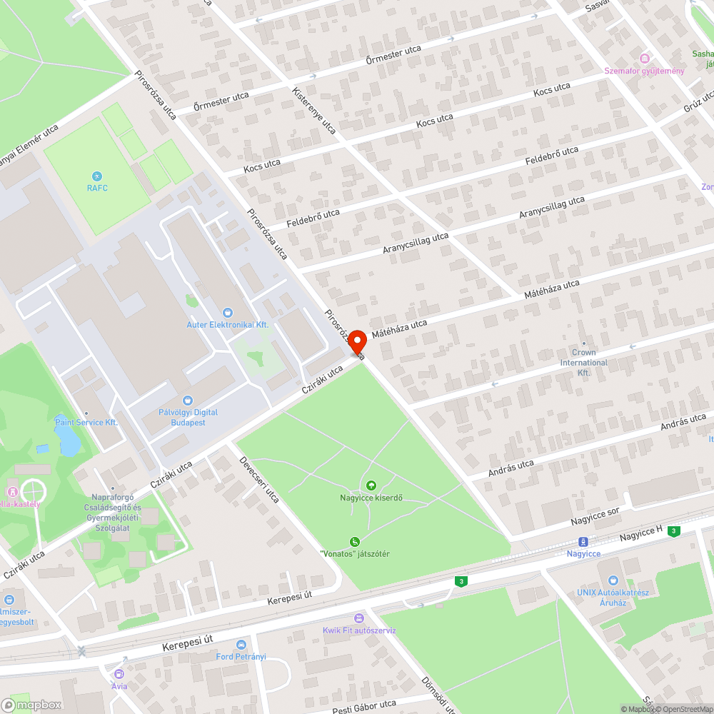 Kidöntött tábla bejelentés helye