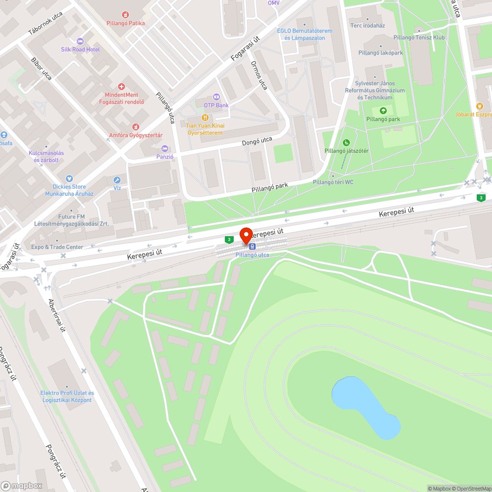 Peronon heverő vasszerkezet bejelentés helye