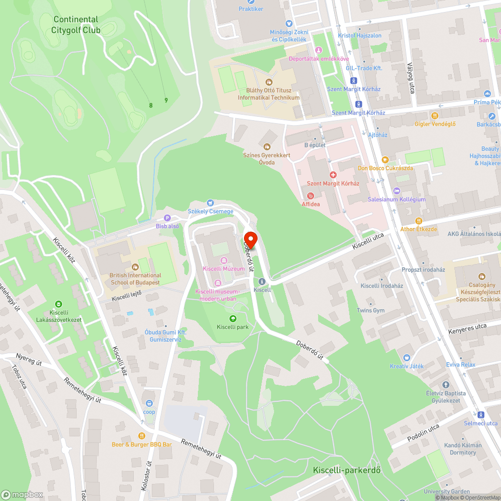 Szemetes a Kiscelli múzeum környéke bejelentés helye