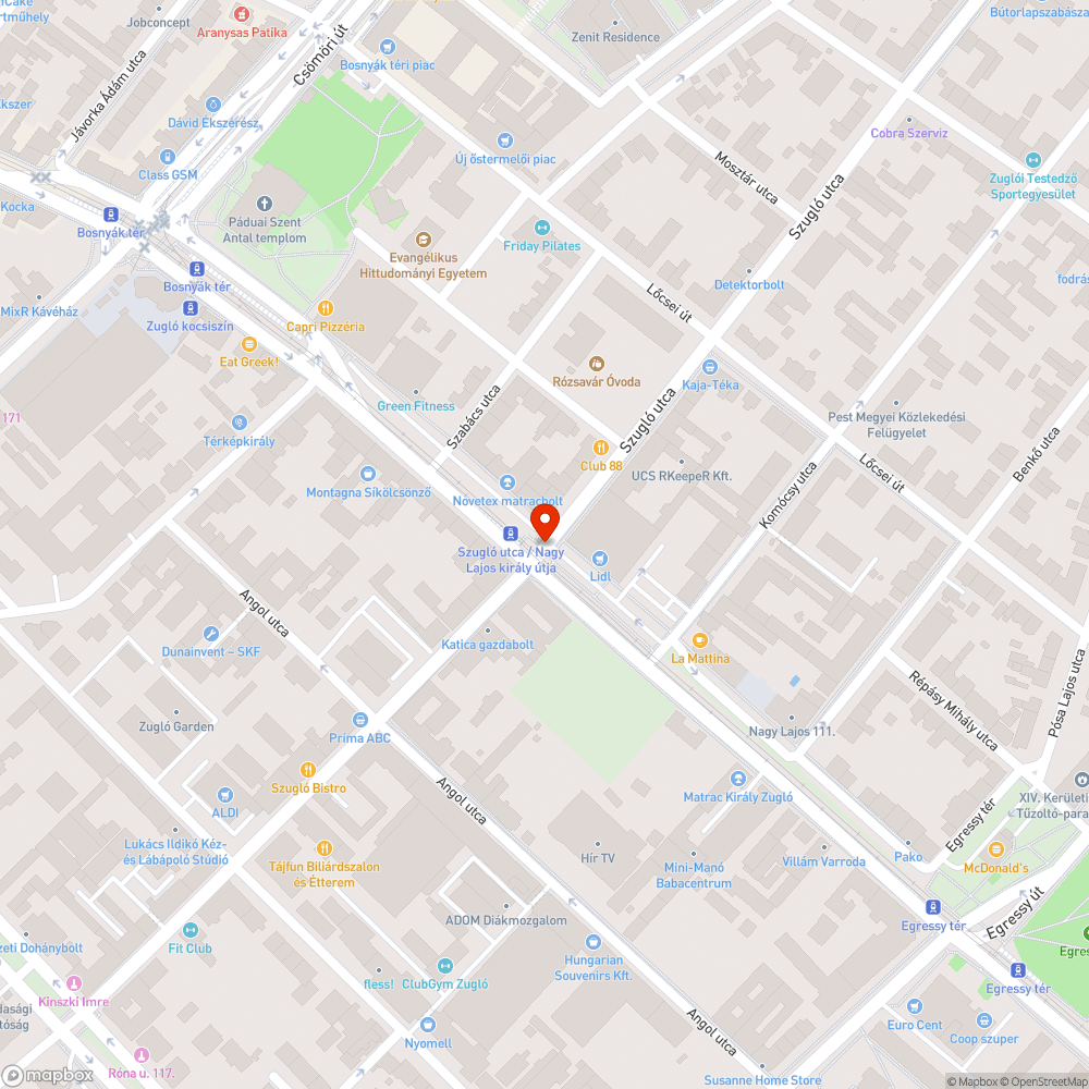 Összefirkált villamosmegálló bejelentés helye