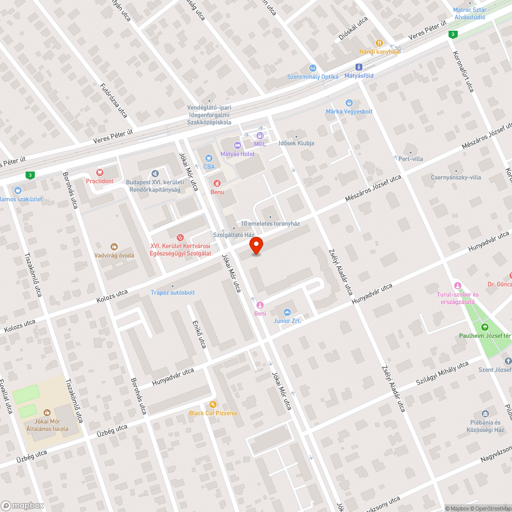 Javítás bejelentés helye