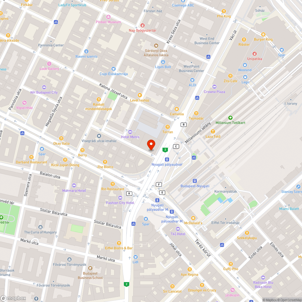 Alacsonyan lévő hibás tábla bejelentés helye