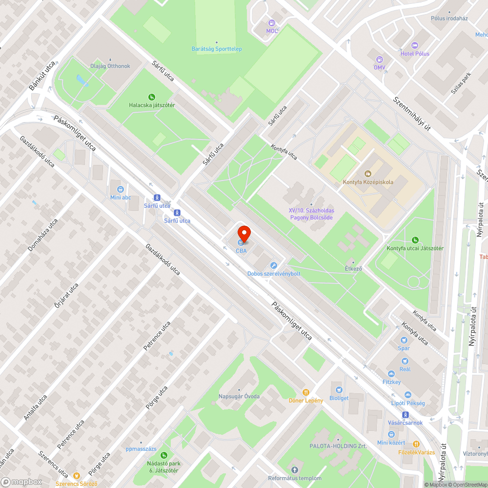 Dohanyzóhely körüli szemét bejelentés helye