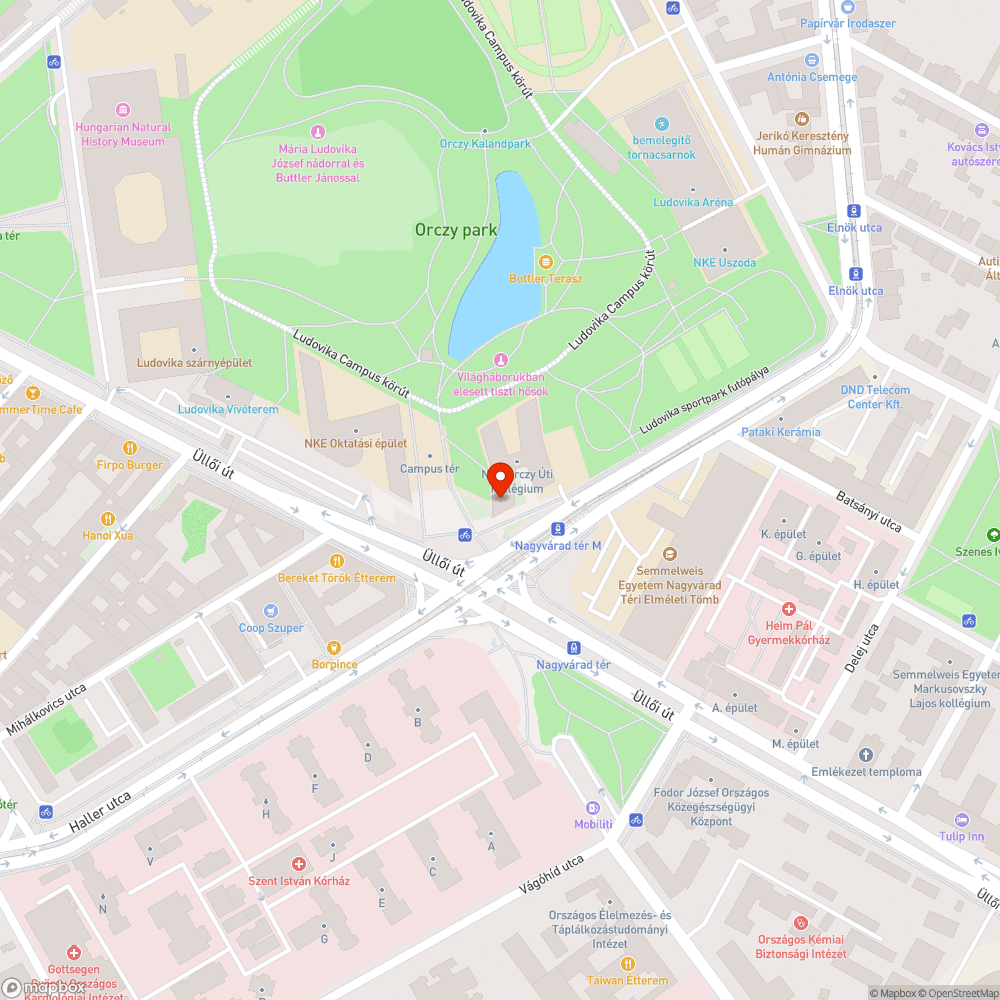 Megdőlt tábla bejelentés helye