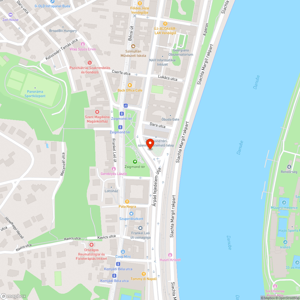 Rozsdás, balesetes poller bejelentés helye