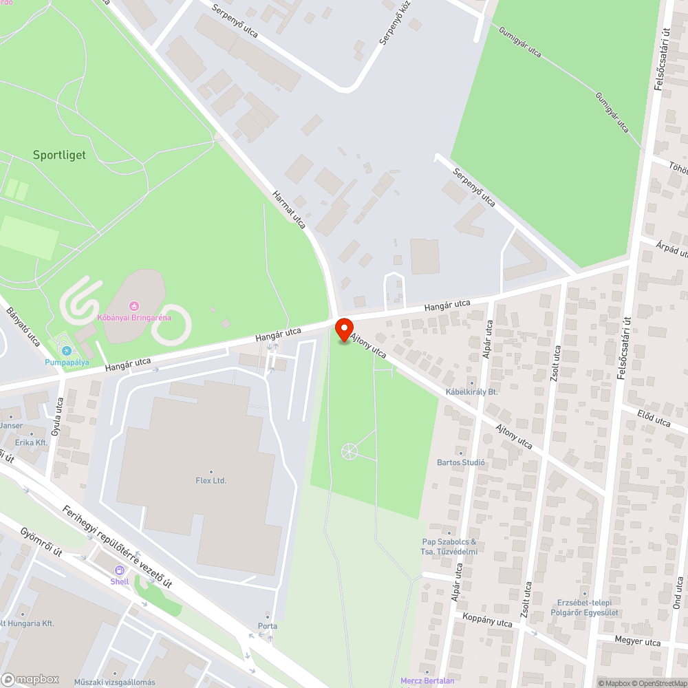 Parkoló autók pusztítják a zöldterületet bejelentés helye