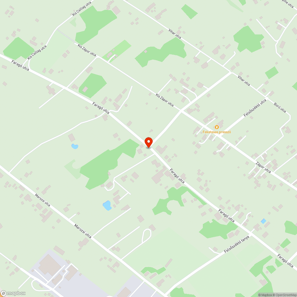 Balesetveszélyes kátyús út bejelentés helye