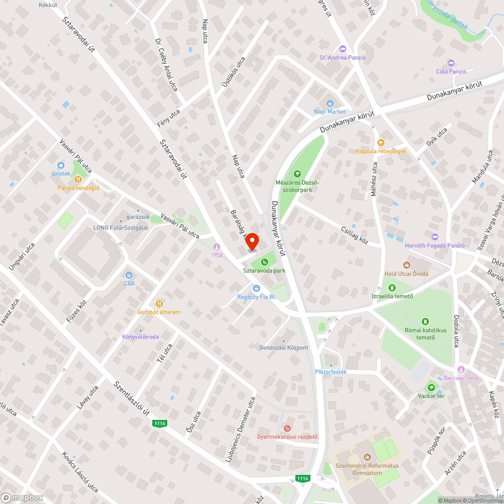 Barátság köz - közvilágítás hiánya bejelentés helye