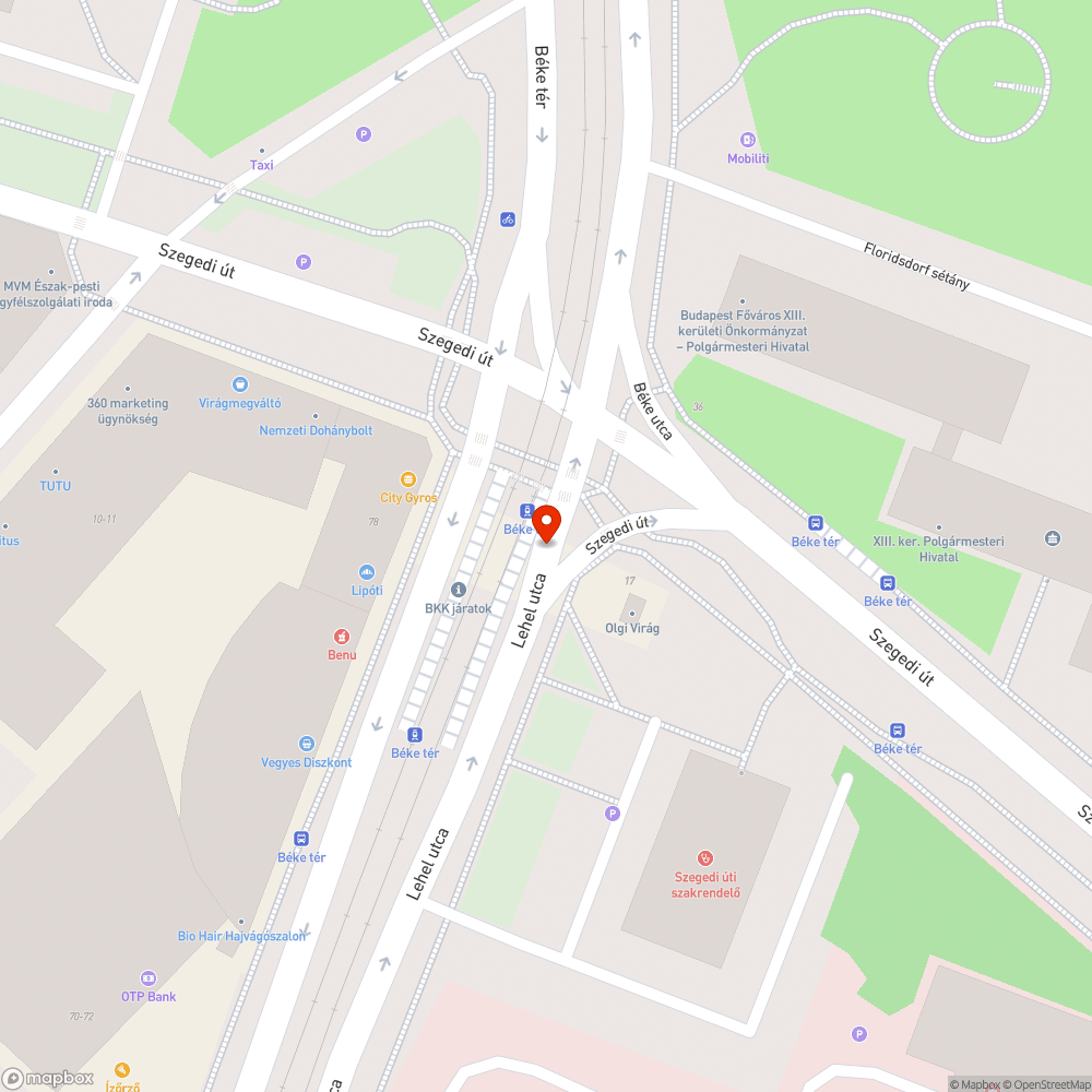 Pocsék út bejelentés helye