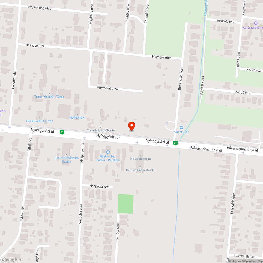 Kivilágítatlan utca, sötét buszmegállók bejelentés helye