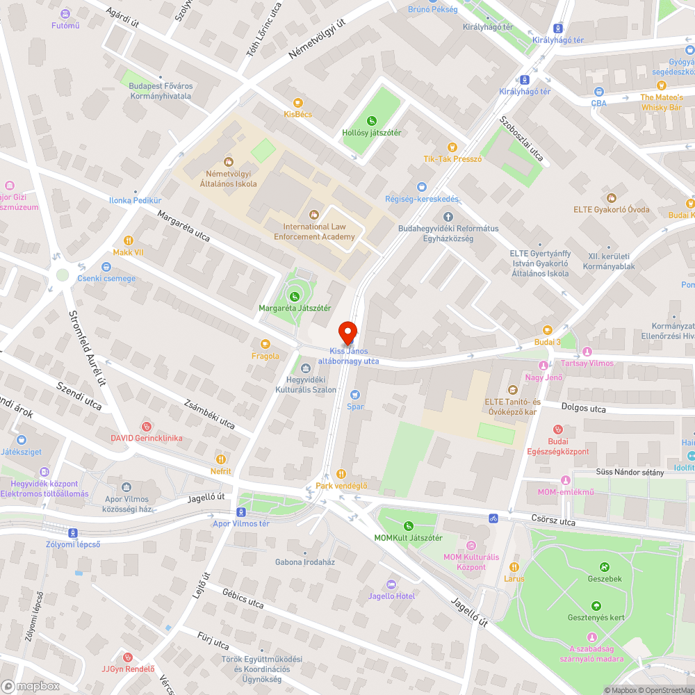 Veszélyes zebra bejelentés helye