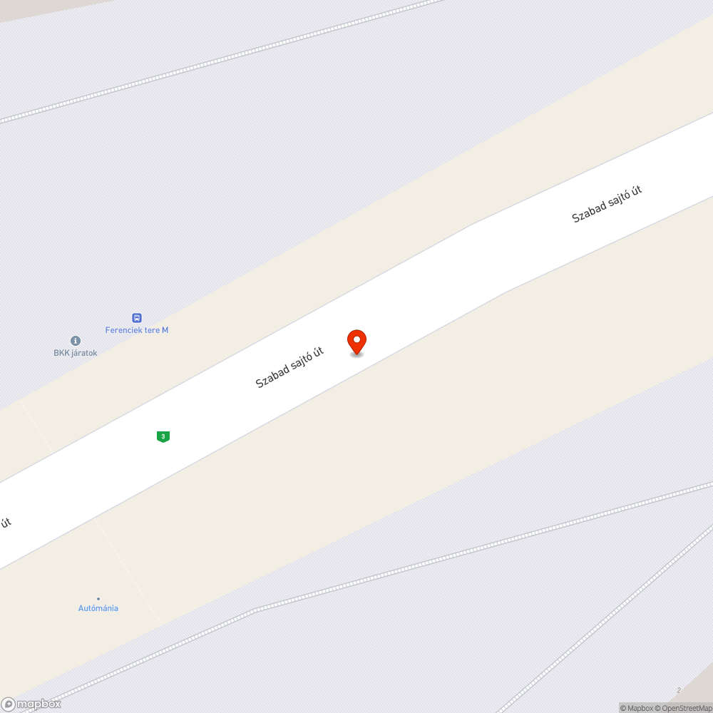 Rossz állapotú út bejelentés helye