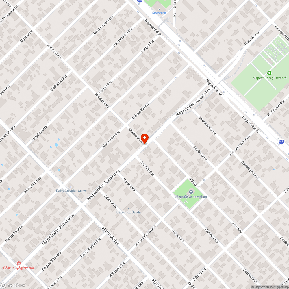 Hiányzó tábla bejelentés helye