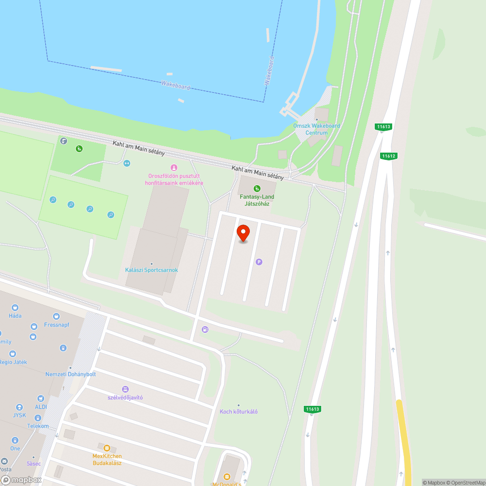 Sötét parkoló bejelentés helye