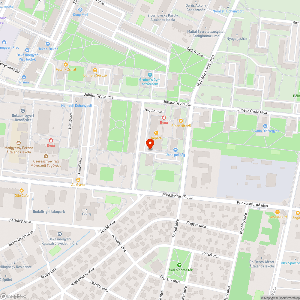 Rengeteg lámpa nem világít a környéken bejelentés helye