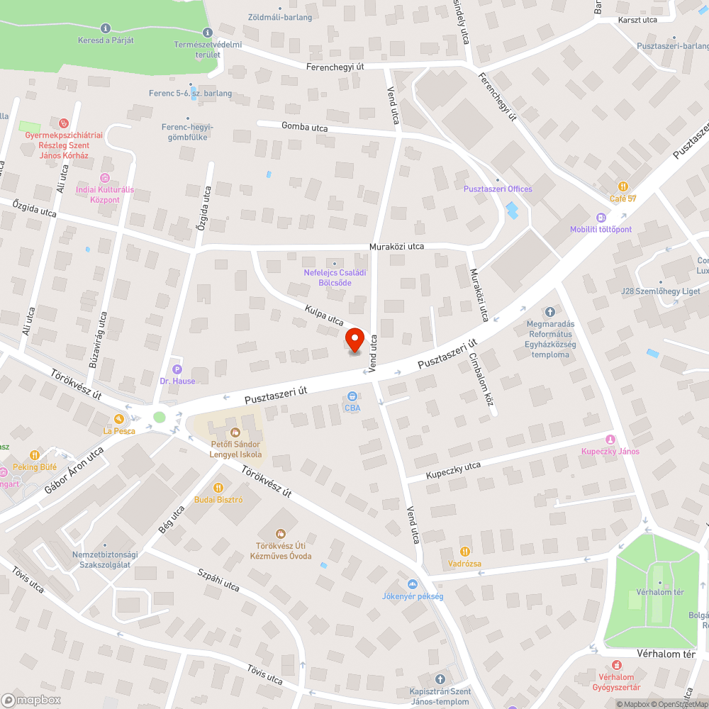 Pusztaszeri út 79 szemét bejelentés helye