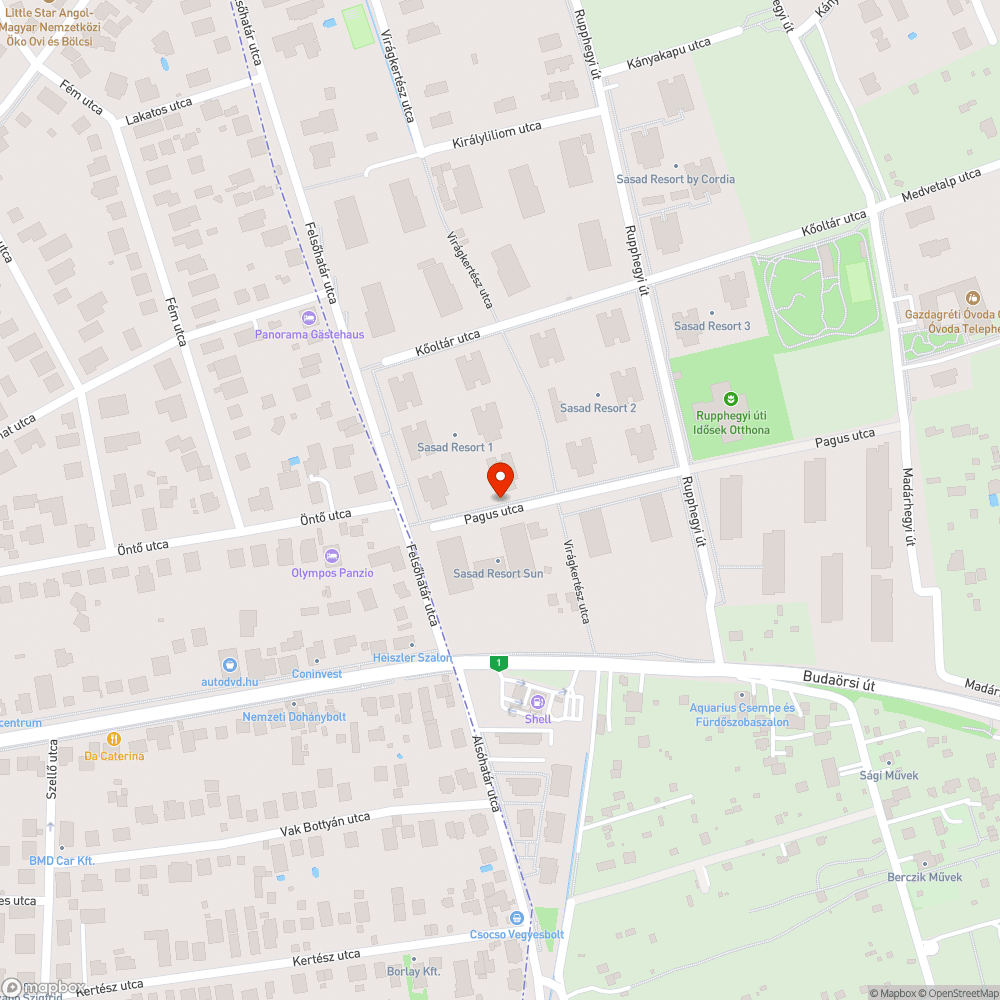 Káoszos parkolás bejelentés helye