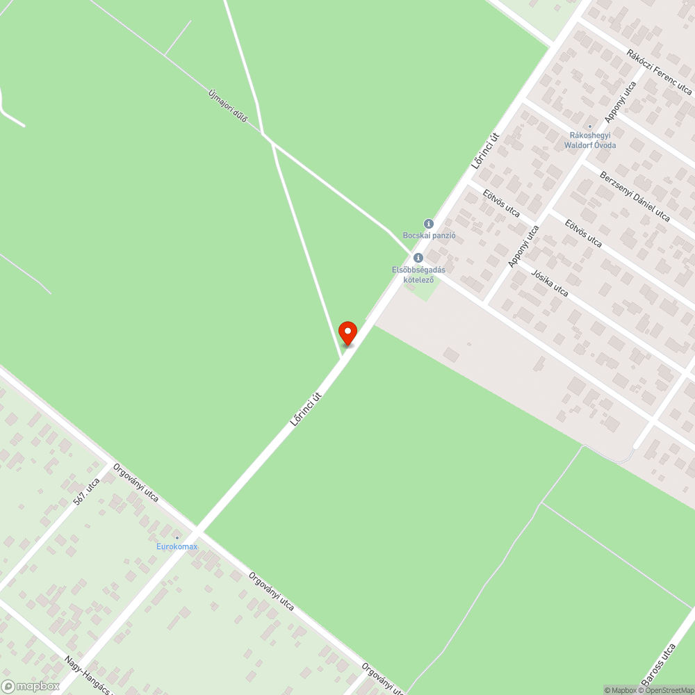 Balesetveszélyes kátyú bejelentés helye