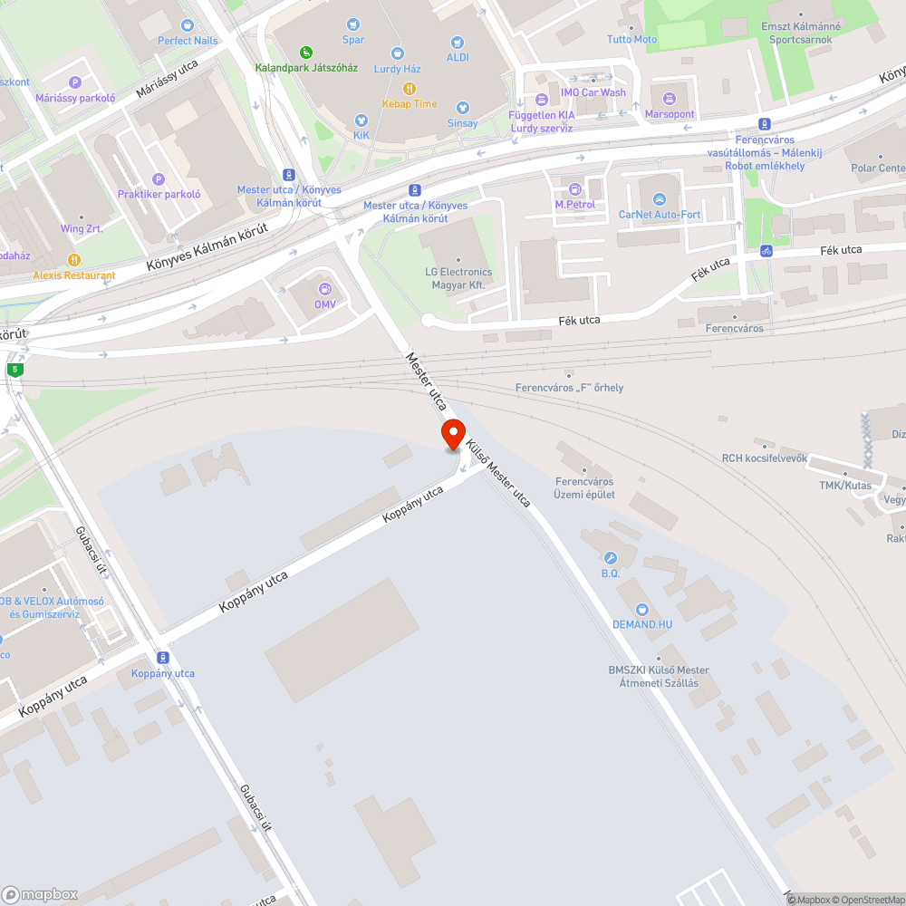 2 zsák fém/műanyaghulladék bejelentés helye