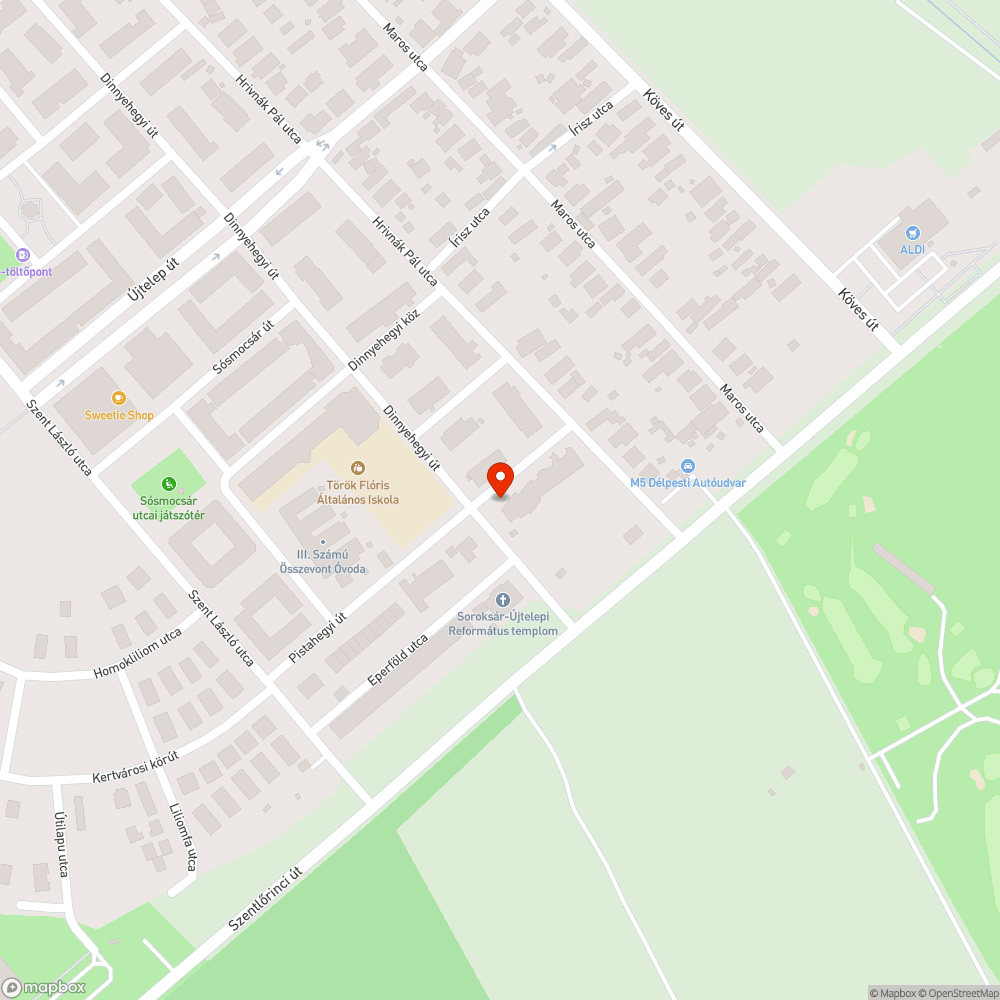 Elhagyott jàrmű bejelentés helye