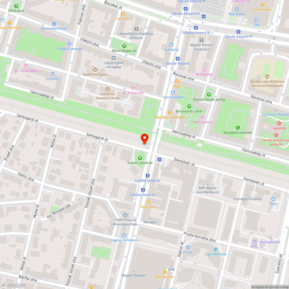 Szemétkupac a Csonka János térnél bejelentés helye