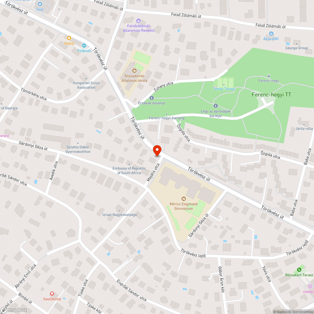 Elhagyott autó bejelentés helye