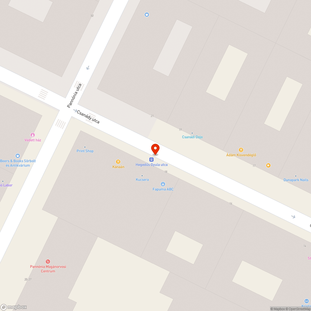 Kidőlt támaszkodó bejelentés helye