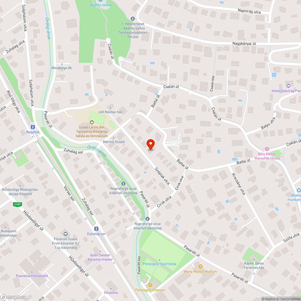 Járhatatlan járda bejelentés helye