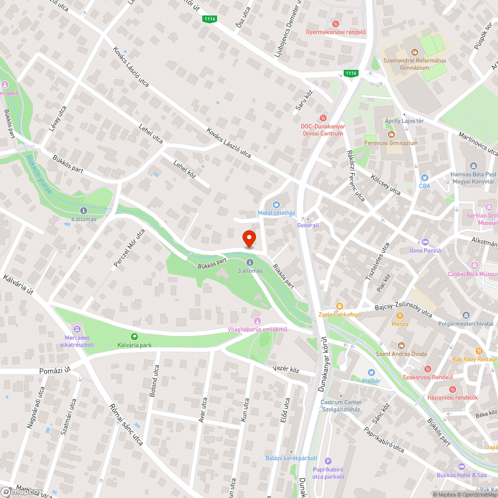 Bükkös patak jobb partján kidőlt egy fa bejelentés helye