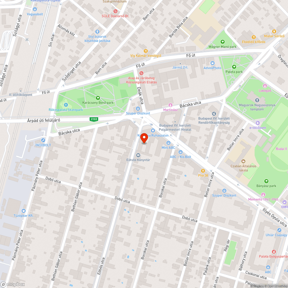 Szabálytalan várakozás bejelentés helye