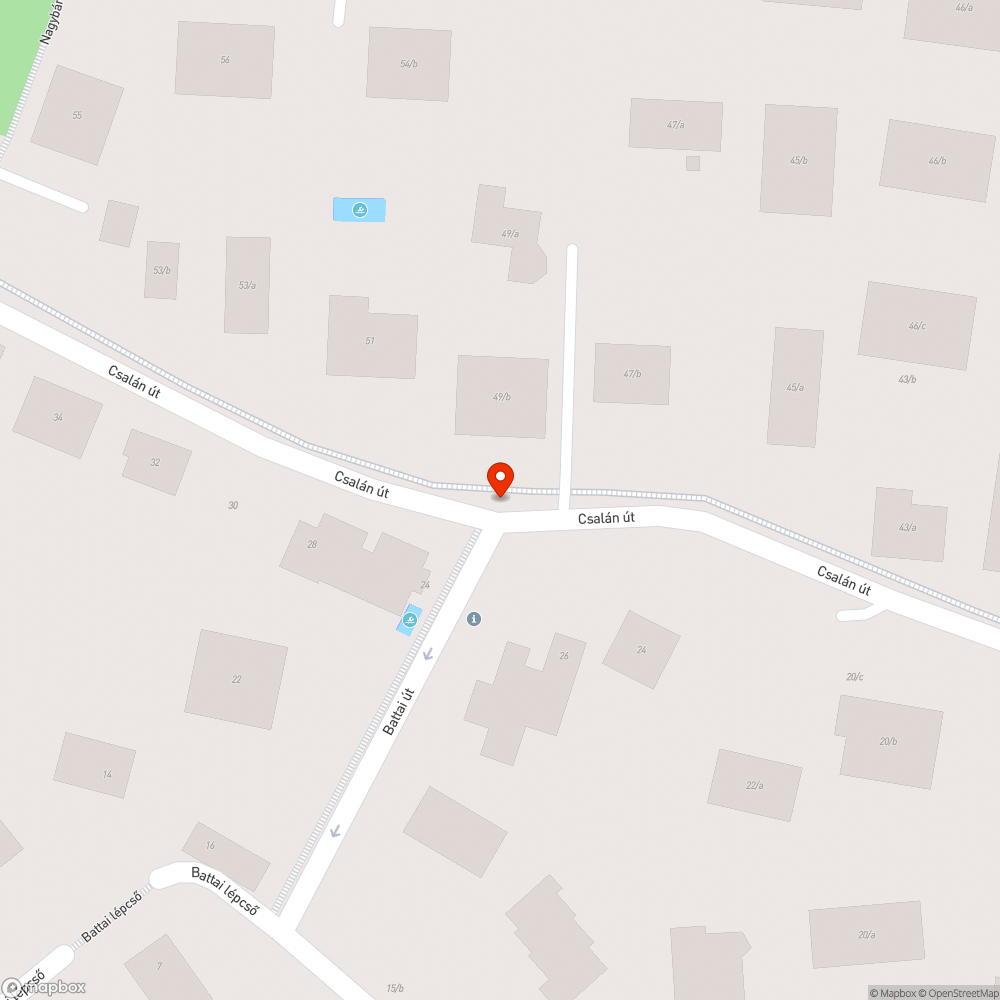 Távközlési elosztó doboz nincs rögzítve bejelentés helye