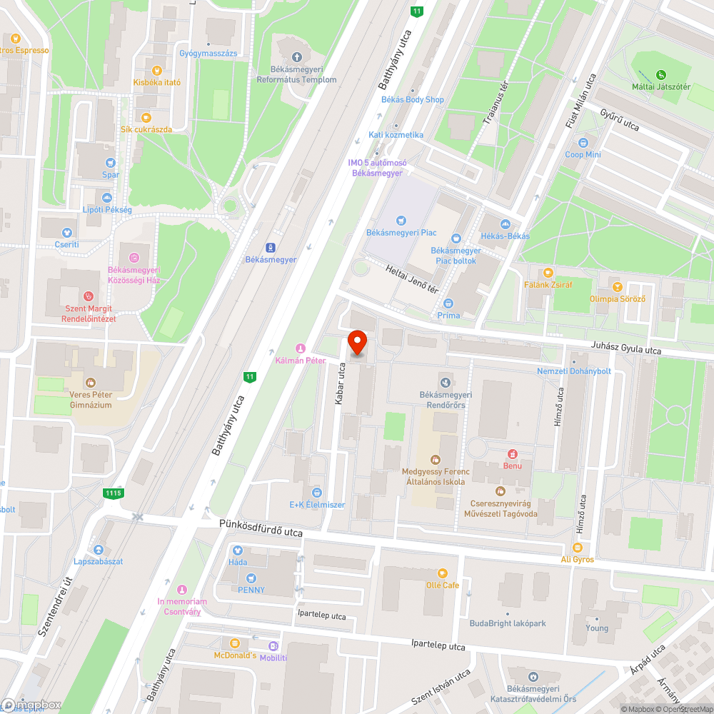 Közterületen parkol lejárt műszakival bejelentés helye