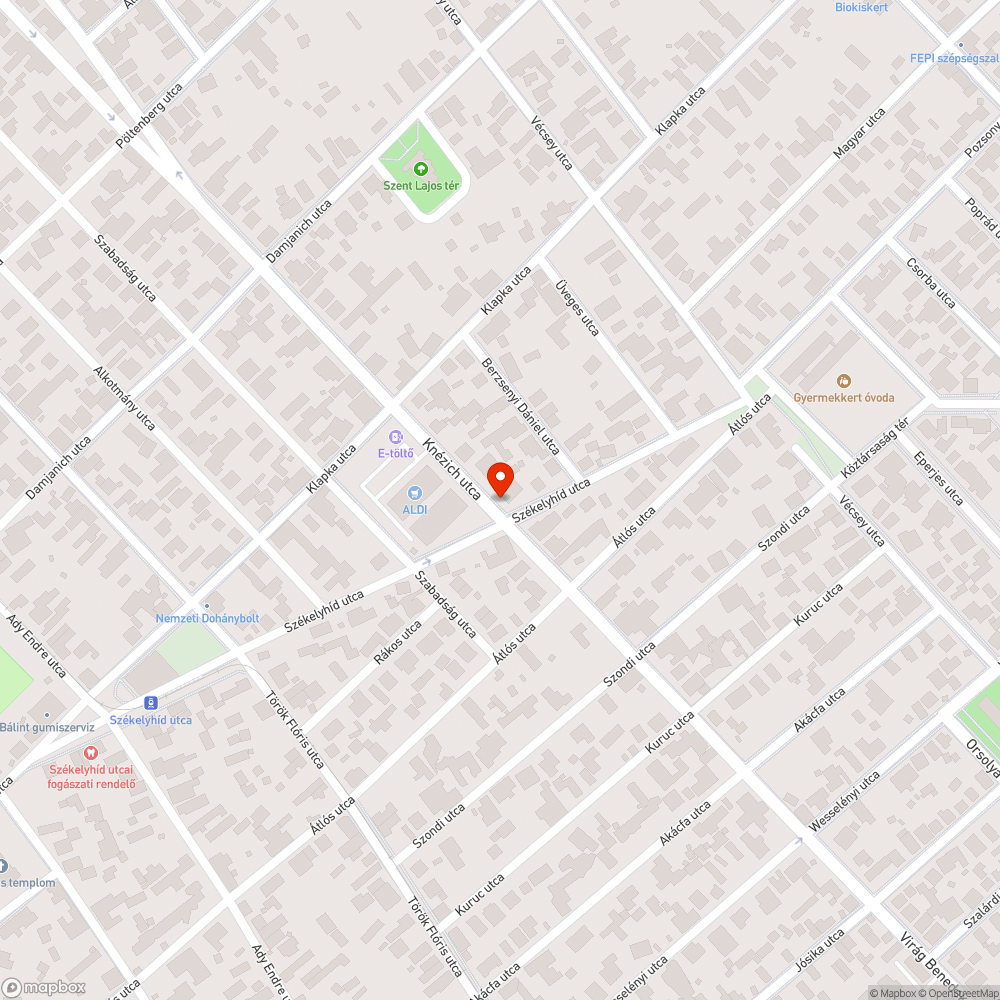 Üres zöldsáv bejelentés helye