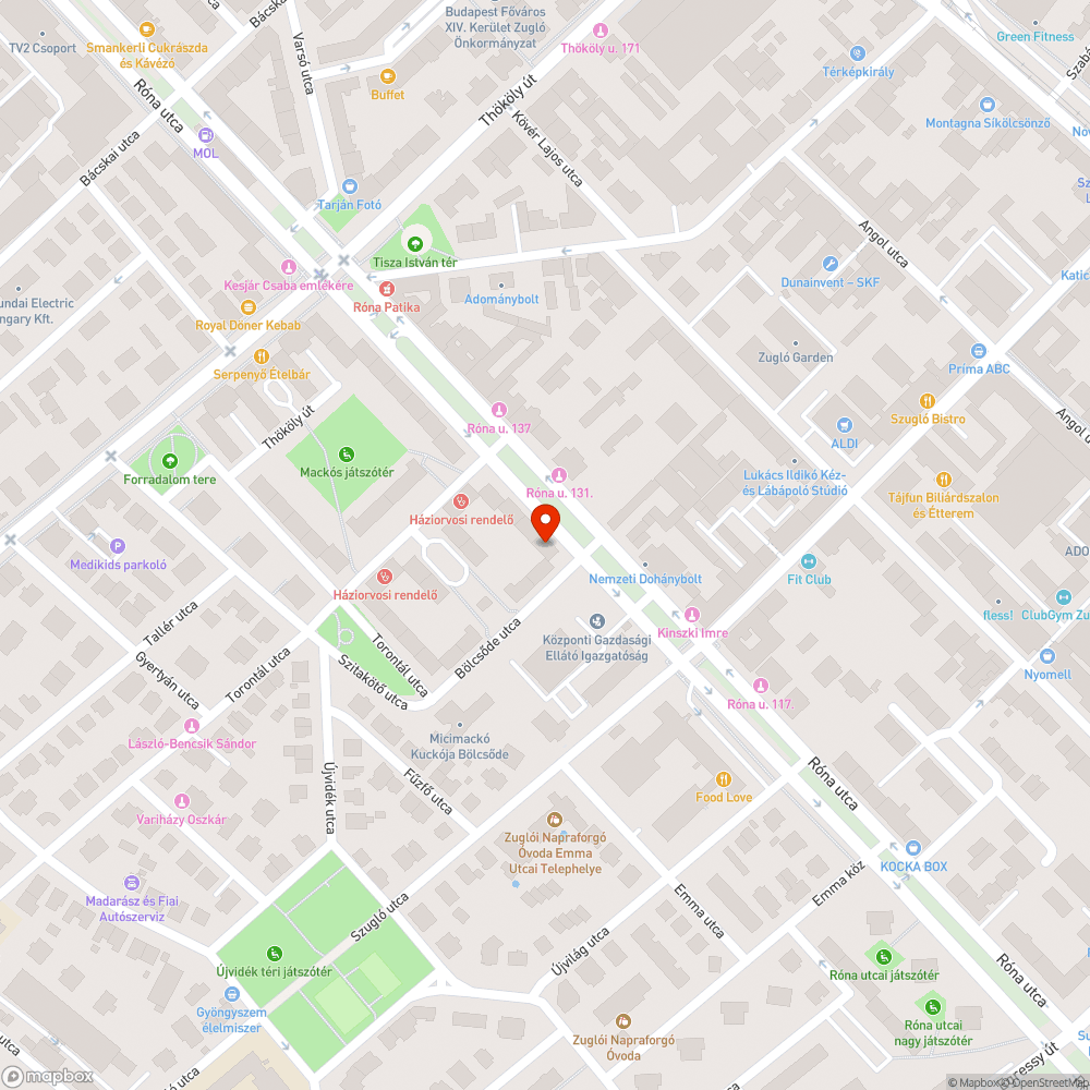 Megsüllyedt fedlap bejelentés helye