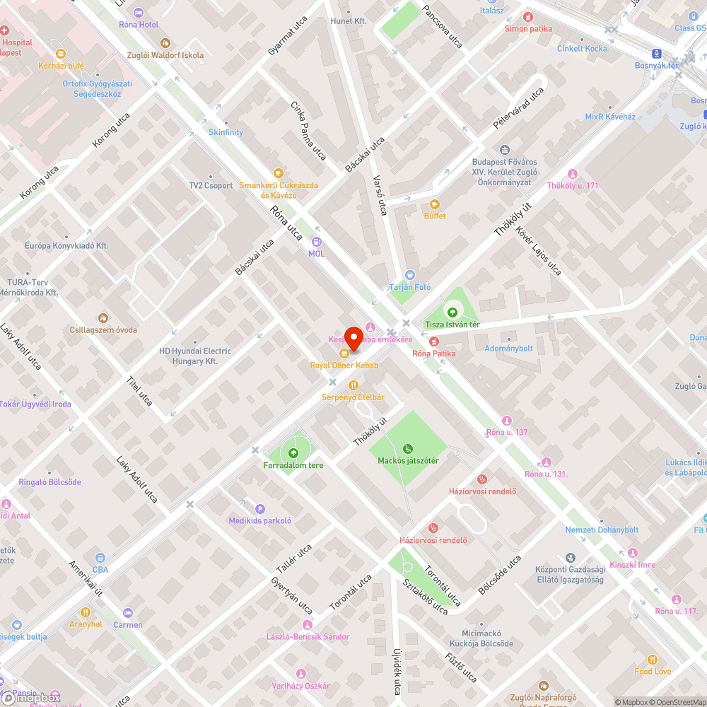 Buszmegálló betonzata összetört bejelentés helye