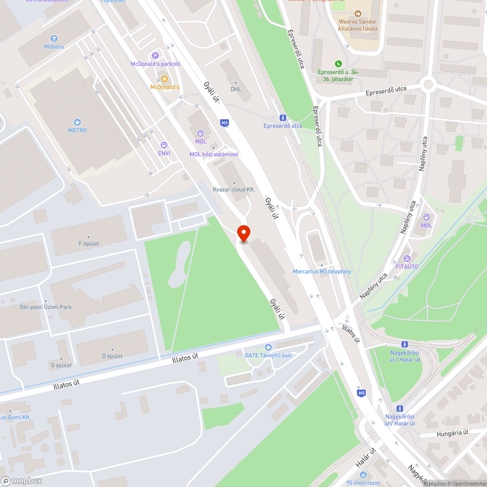 Elhagyott Iveco bejelentés helye