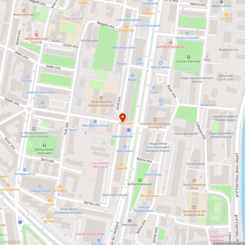 Aszfalt darabok bejelentés helye