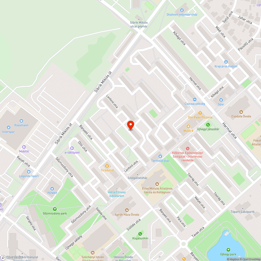 Elhagyott, érvényes műszaki nélküli jármű bejelentés helye