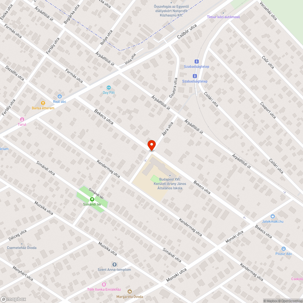 Teljesen kifakult utcanévtábla bejelentés helye