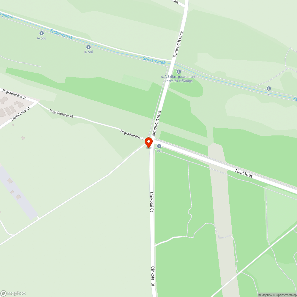 Törött tábla bejelentés helye